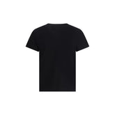 PINKO Black Cotton T-Shirt